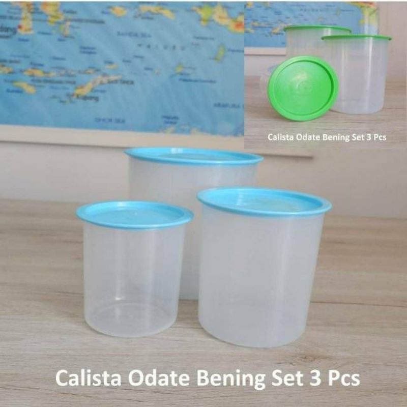 Calista Odate Set Toples Bulat Bening- 3 Pcs