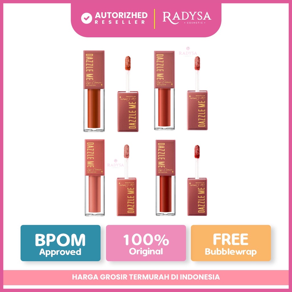 RADYSA - DAZZLE ME Mousse Lip Cream  | Silky Lipstik Moisturizing Lip Cream