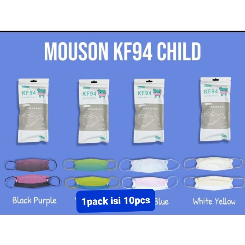 Mouson / BTS Masker Anak Kf94 Motif /Careion  KF94 Anak Anak Murah