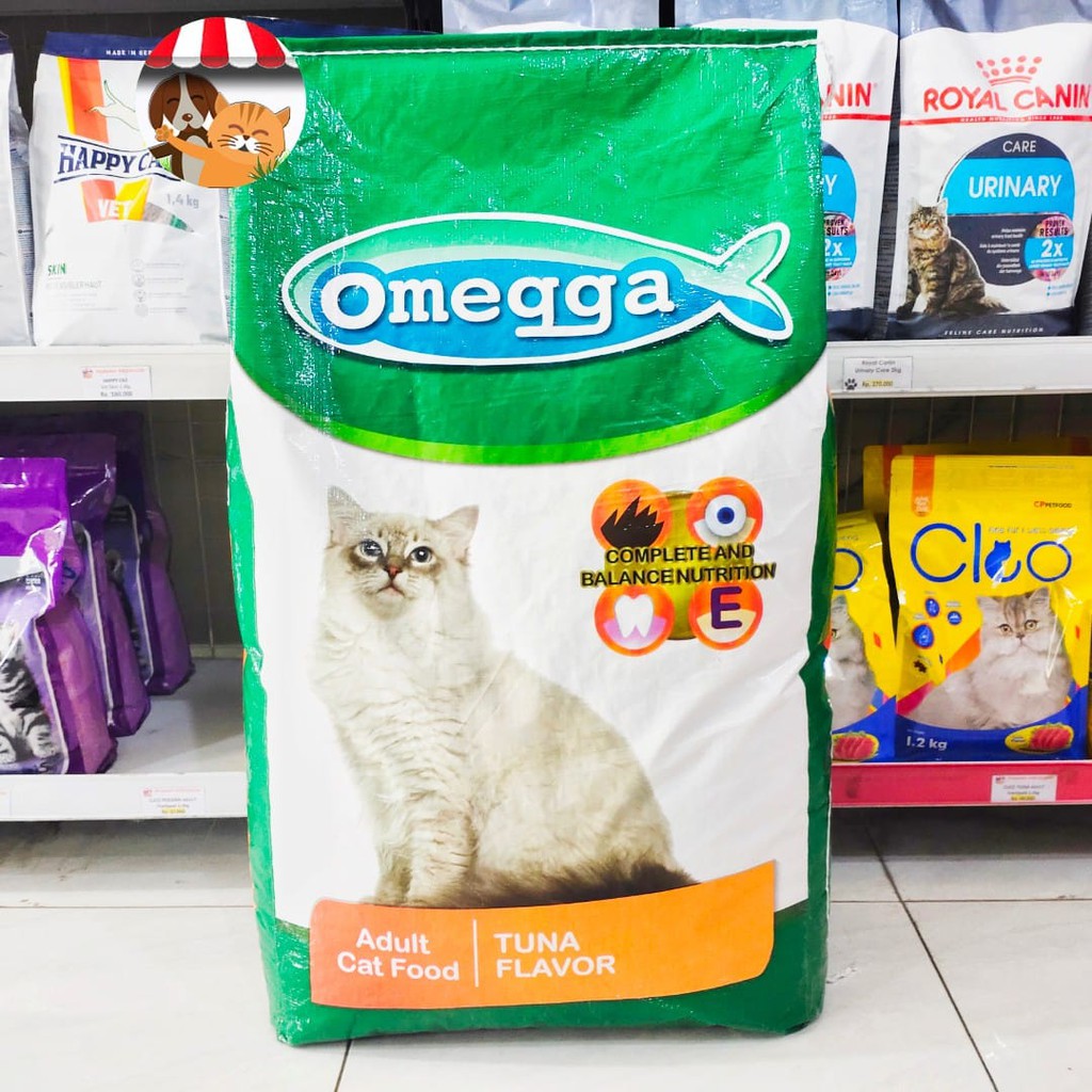 Makanan kucing omega tuna 20kg cat food omegga tuna 20 kg cat food