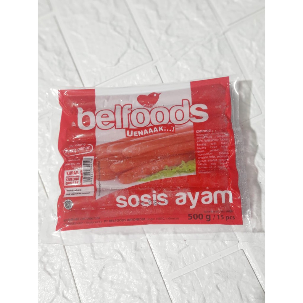 

FROZEN FOOD TANGERANG - BELFOODS SOSIS AYAM 500GR