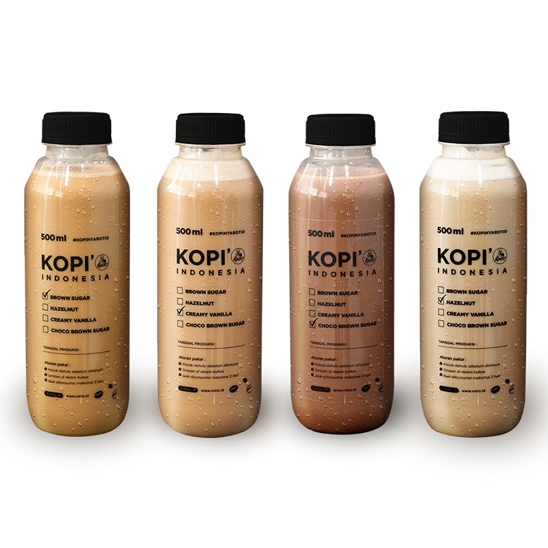 

Creamy Vanilla, Kopi O Hazelnut, Choco Brown Sugar&Kopi'O Brown Sugar