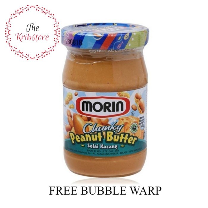 

MORIN Peanut Butter Chunky Selai Kacang 150 gr