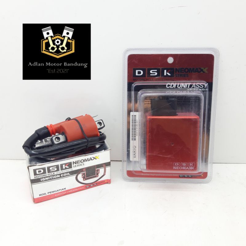 CDI DAN KOIL COIL RACING VARIO 110 LAMA KARBU CBS TECHNO DSK NO LIMIT SETARA BRT TENAGA NAIK 30%