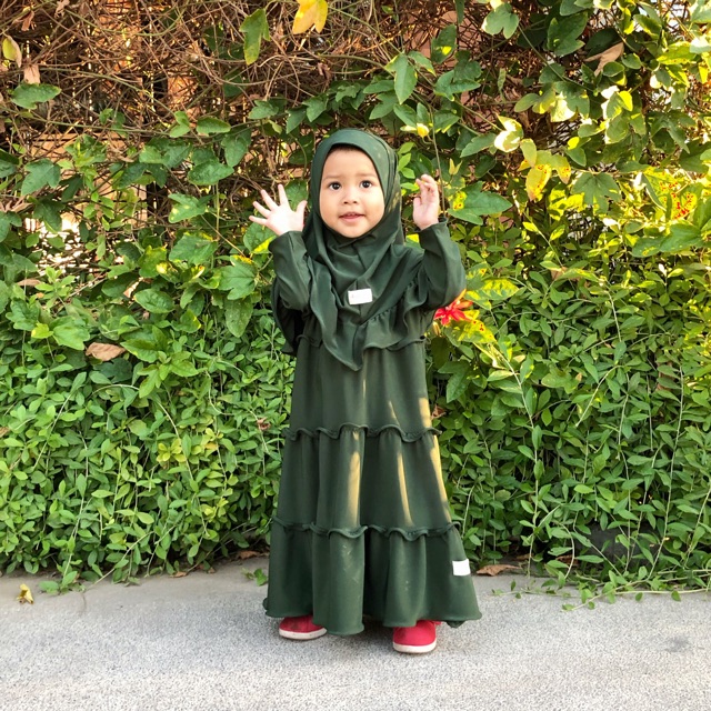 Gamis Anak Perempuan Syari kime Rempel by kimehijab ( gamis dan hijab )