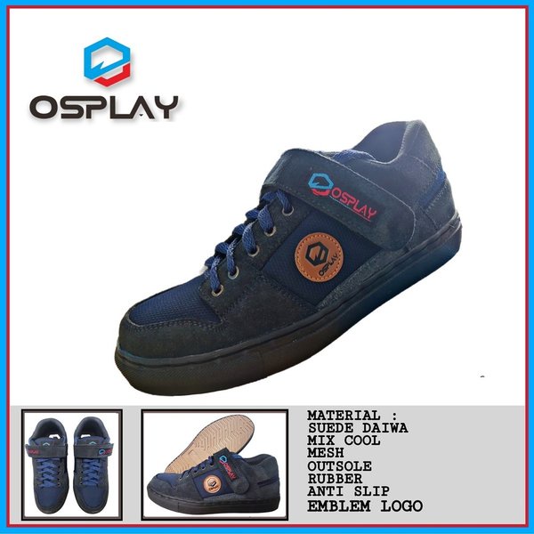 OSPLAY SEPATU SEPEDA MTB XC DOWNHILL untuk PEDAL FLAT  bukan Cleat
