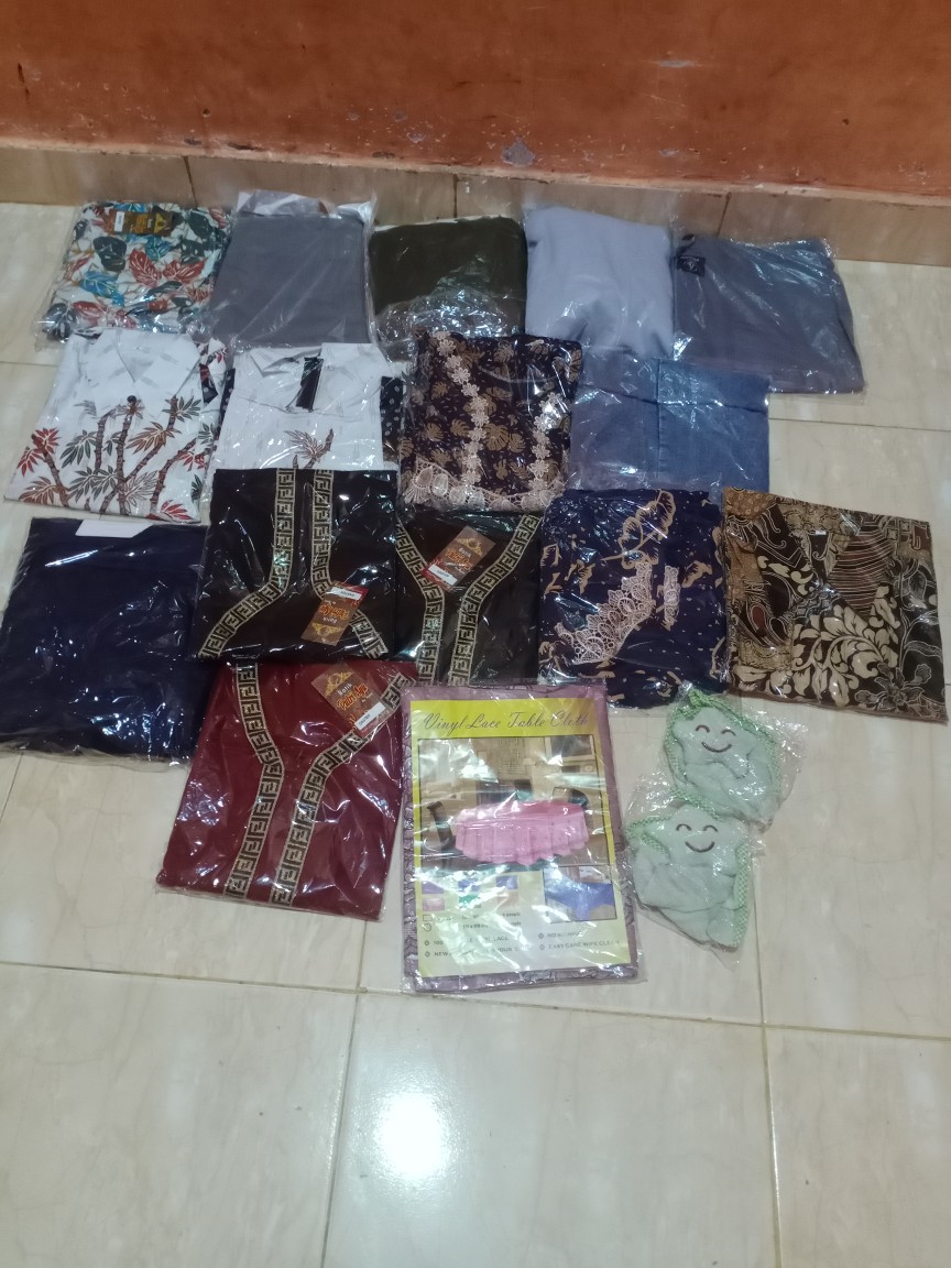 Couple Atasan Batik Dolby Hem Pria Wanita Terlaris | Batik Couple Pekalongan