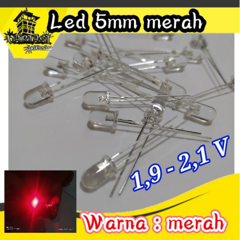 LAMPU LED 5MM (MERAH)