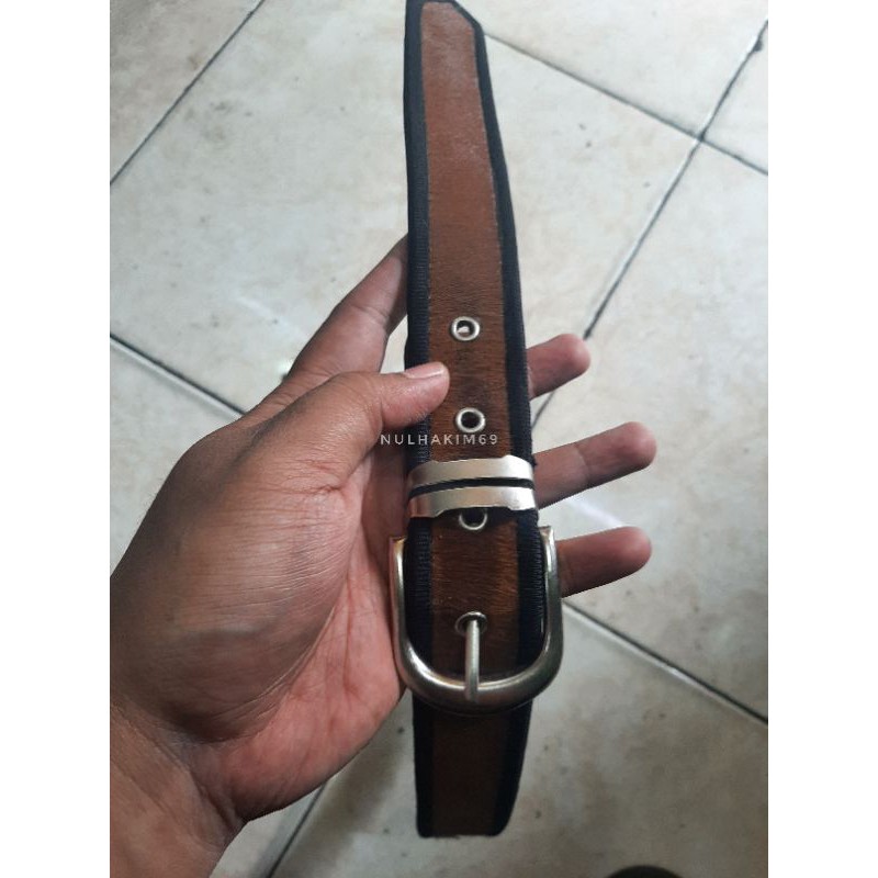sabuk azimat kulit kijang asli