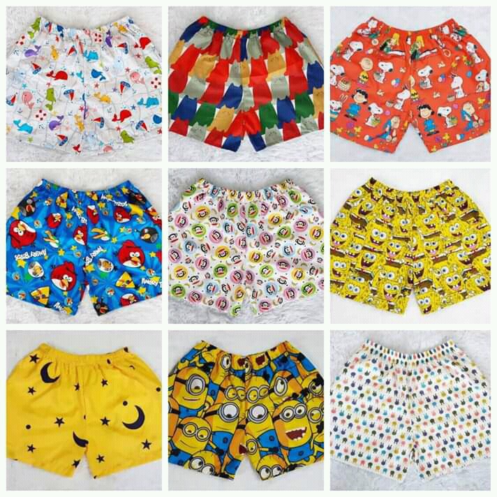 HOTPANTS KATUN WANITA MURAH CELANA KOLOR MOTIF DEWASA CELANA KARAKTER CELANA PENDEK DEWASA JUMBO