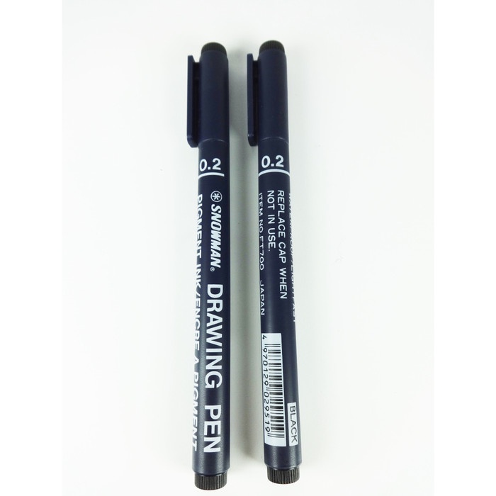 

Pendrawing- Pulpen Snowman Drawing Pen 0.2,Snowman 700 Drawing Pen 0.2 - Hitam -Drawing-Pen.
