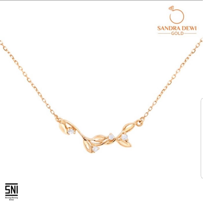 KALUNG KOYE EMAS LEE SERIES K-STYLE SANDRA DEWI GOLD SDW