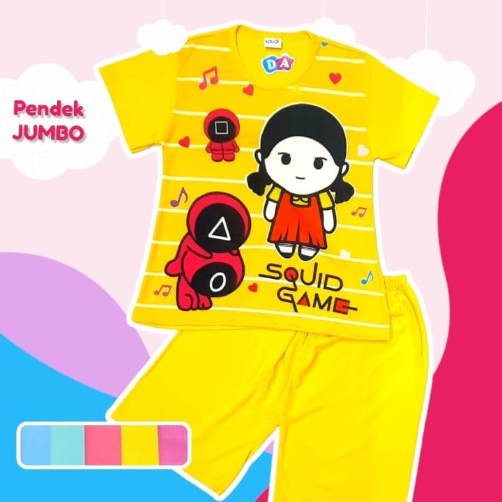 GROSIR 3set Setelan Pendek Anak DnA KIDS/Setpen DEDINA All Size (10-11th)/Setelan Pendek Dedina