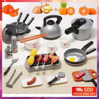 ~COD~ DO-M93 Mainan Alat Dapur Kitchen Set ISI 36PCS / Mainan Anak