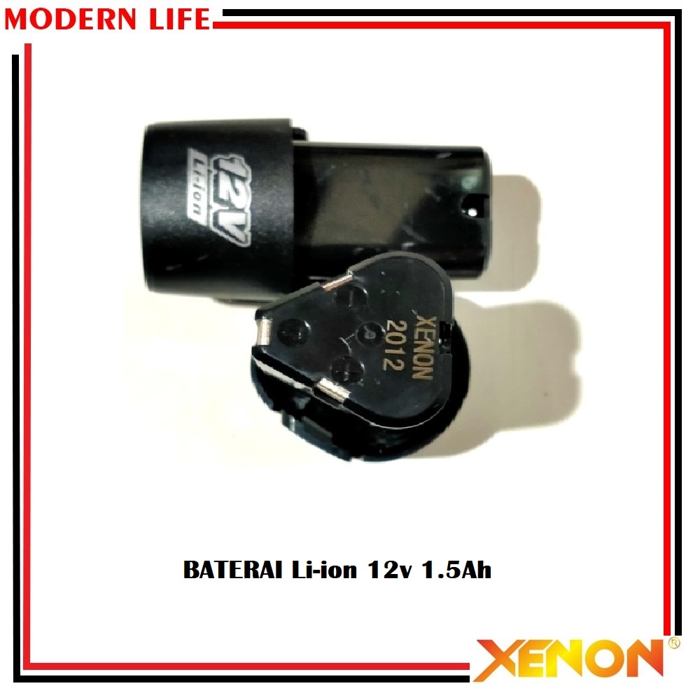 Battray Bor 12V 1.5Ah Battery / Baterai 12 Volt 1.5 Ampere Cordless