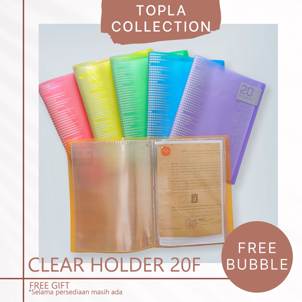 

[Grosir] TOPLA Clear Holder 20F