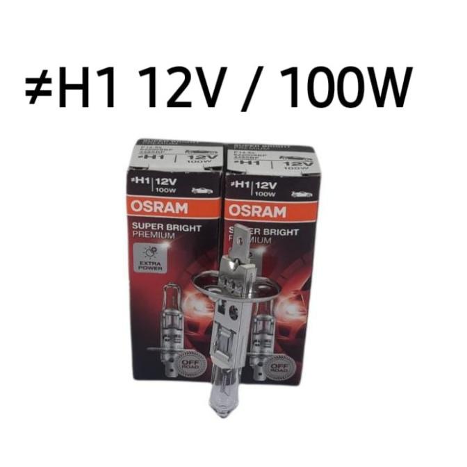 OSRAM H1 H-1 12V 100W Bohlam Lampu Fog Lamp Foglam Headlamp Halogen altam07 Ayo Beli