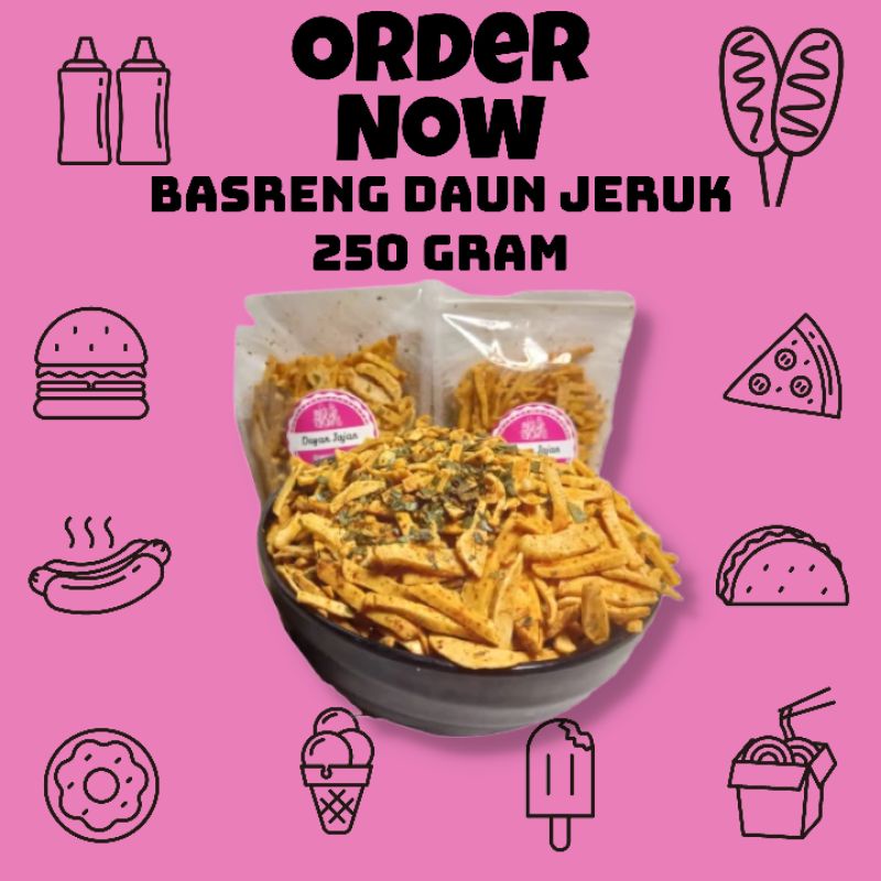 

[250 Gr] BASRENG PEDAS DAUN JERUK 250 GRAM / BASRENG DAUN JERUK / BAKSO GORENG / BASO GORENG / BASRENG STIK / BASRENG KILOAN