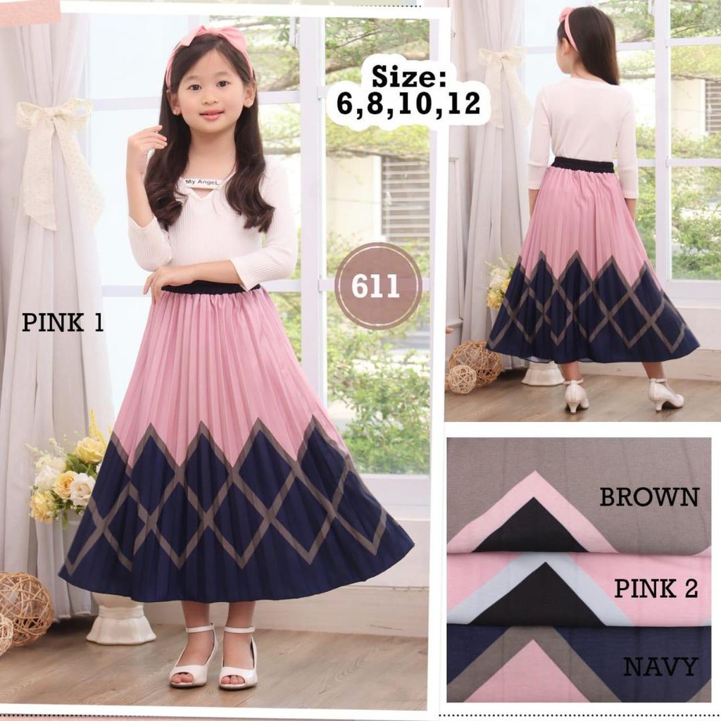 RR 611 ROK ANAK PEREMPUAN SD KECIL PLISKET PRINT MOTIF RR 611 ROK ANAK PEREMPUAN SD KECIL PLISKET PRINT MOTIF