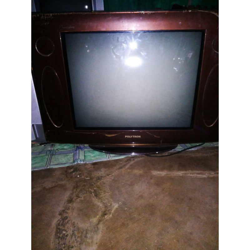 mesin tv polytron slim EW,  normal. 21 inc