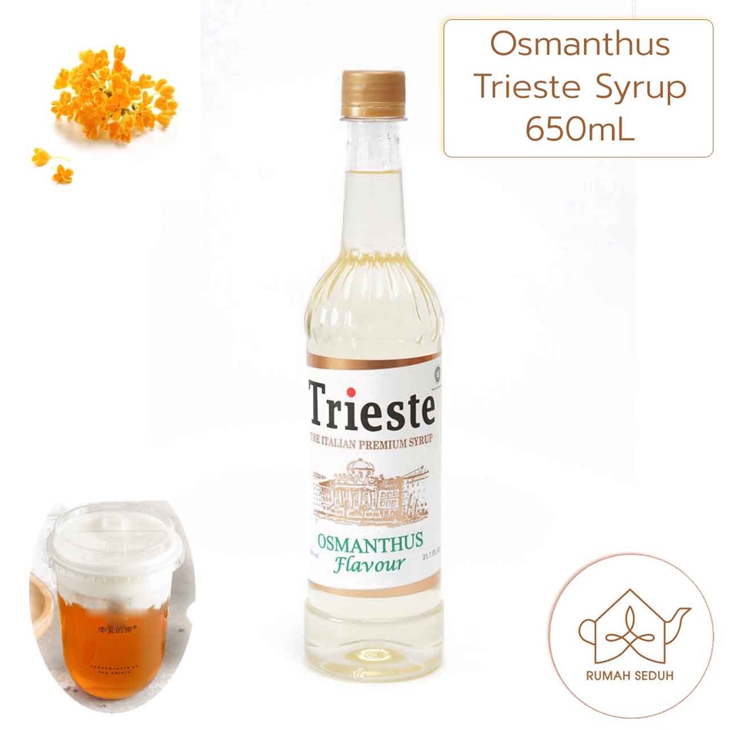 

650mL Trieste Osmanthus Syrup - Sirup Bunga Osmantus - Sirup Devilwood