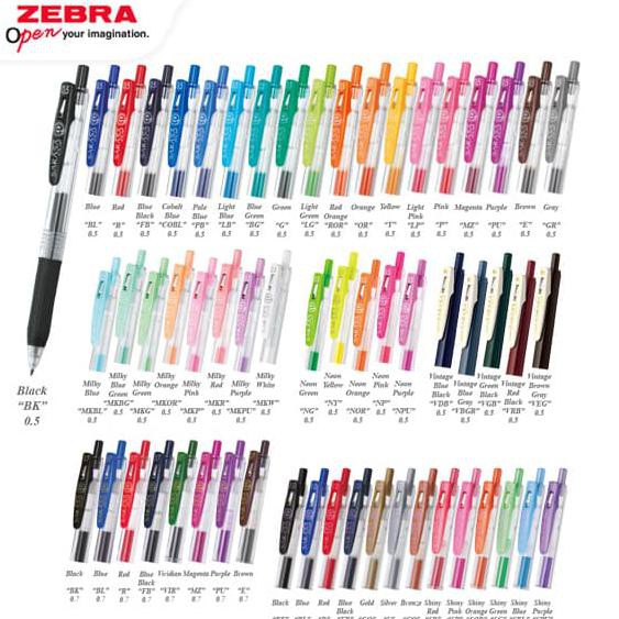 

ZEBRA Sarasa Clip 05 - Red Orange AP114