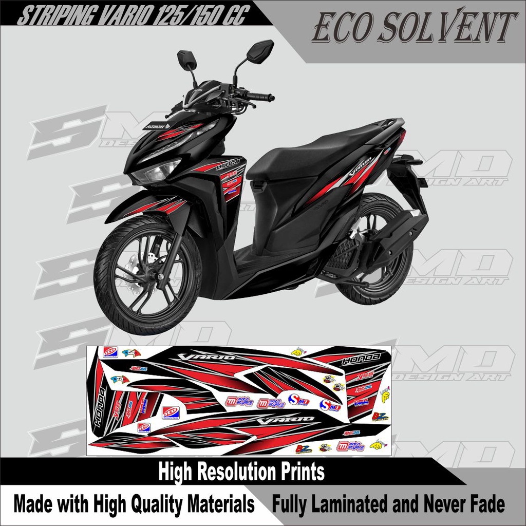 LIS STRIPING BODY MOTOR HONDA VARIO 125/150 CC SMD STICKER