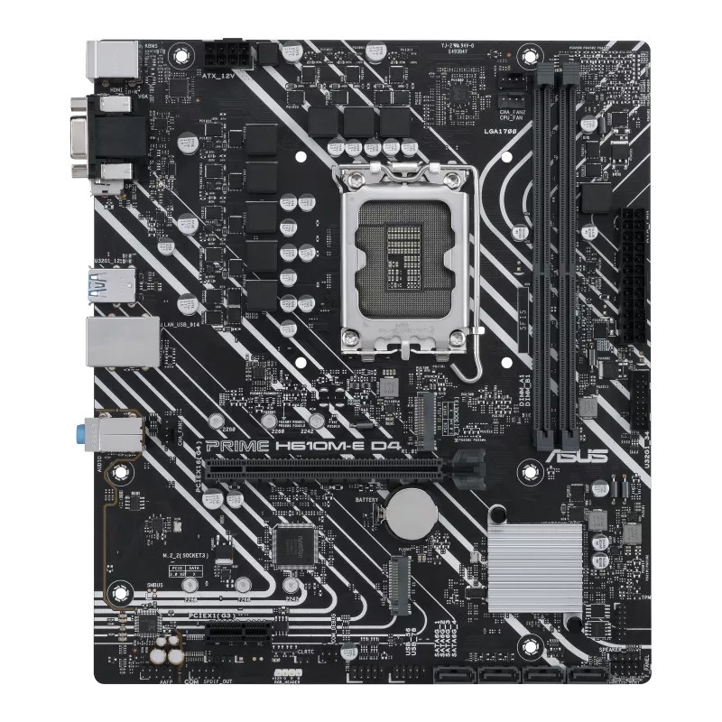 Asus PRIME H610M-E D4-CSM (LGA1700, H610, DDR4, USB3.2, SATA3)