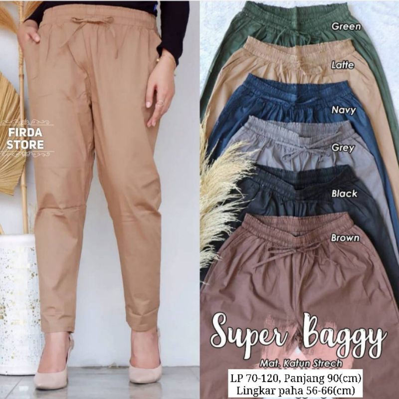 BASIC PANTS (XXL) katun stretch //JF466