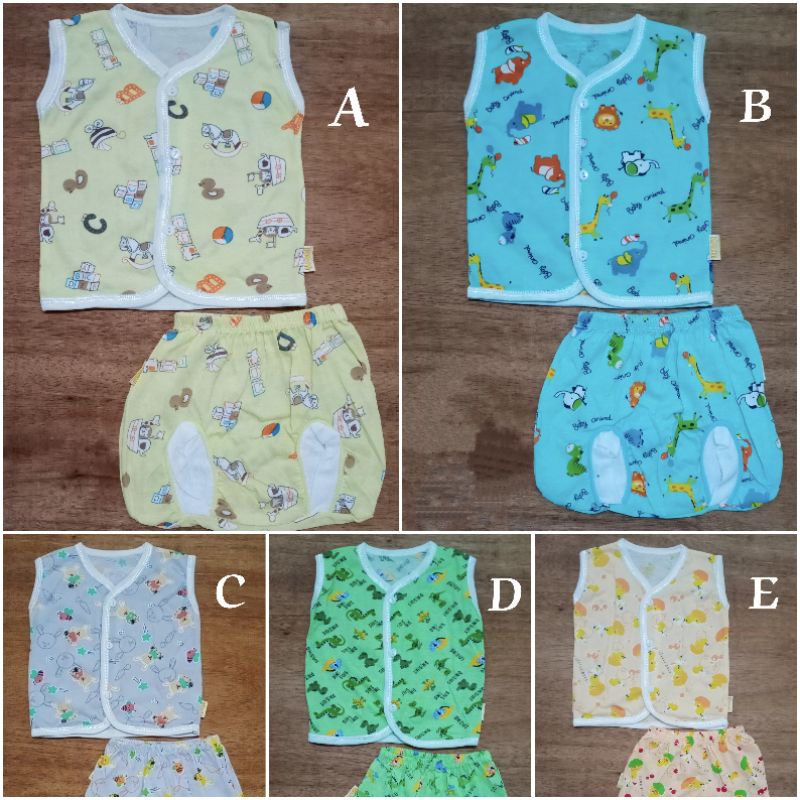 Stelan baju bayi kensi celana pop