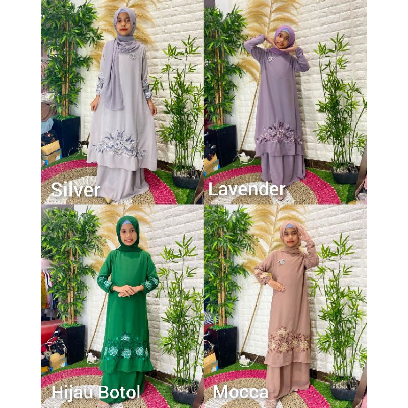 Gamis Malaysia Anak Bordir