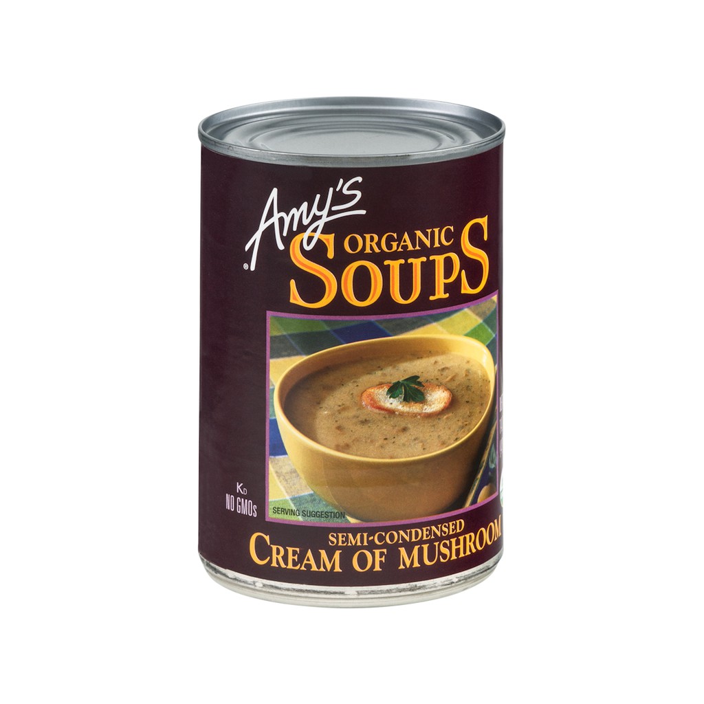 

Amy's Organic Soups Cream of Mushroom