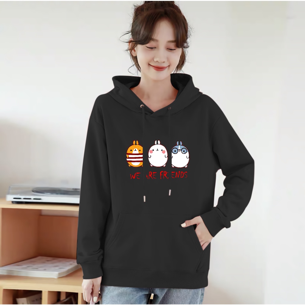 Lilipop.id Sweater Wanita Hamster Hoodie Jumper Outwear