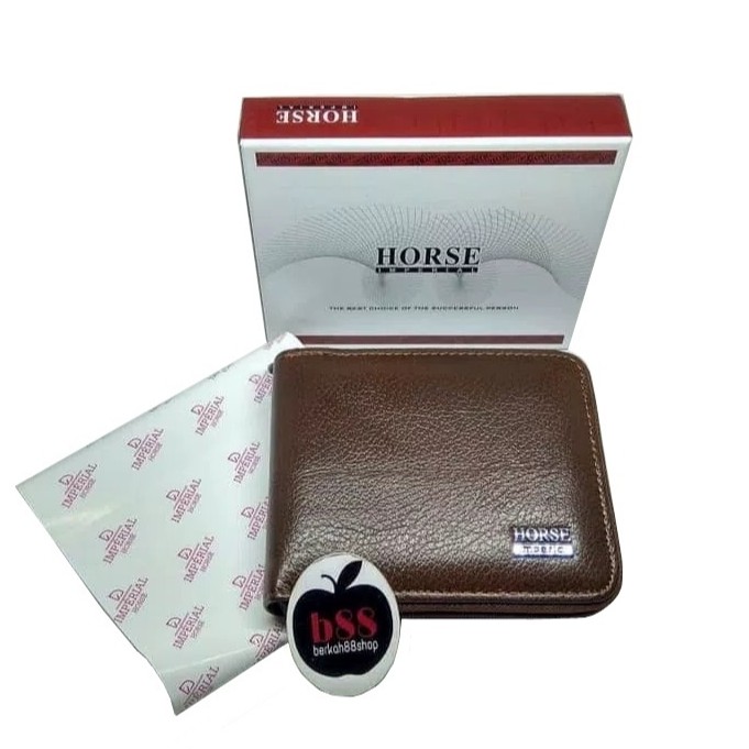 Dompet / Dompet Import / Dompet Pria Wanita Kulit Asli / Imperial Horse 024K