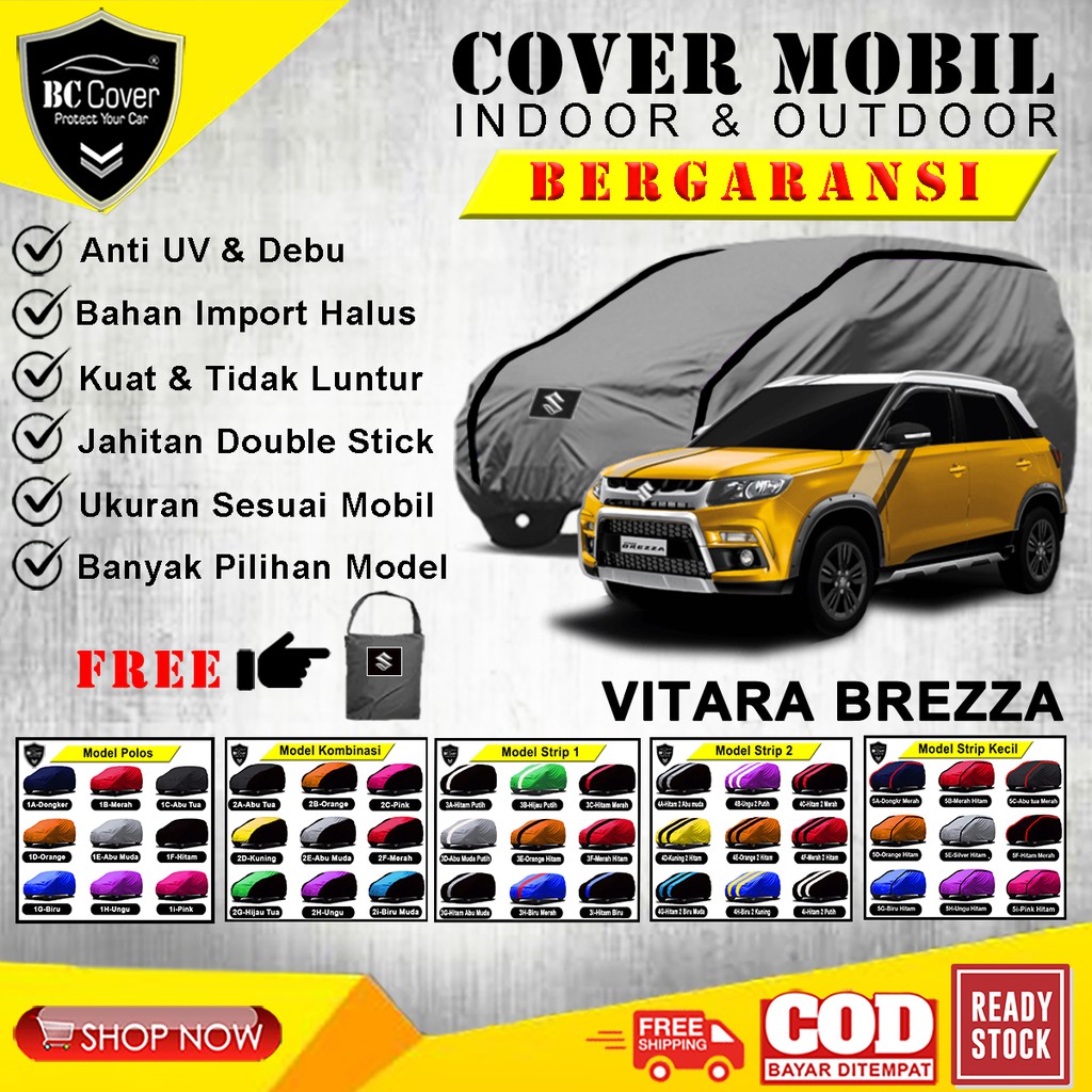 Cover Mobil Suzuki Vitara Brezza / Sarung Mobil Vitara Brezza / Selimut Mantel Tutup Pelindung Jas Kerudung Mantol Penutup Suzuki Vitara Breeza Outdoor