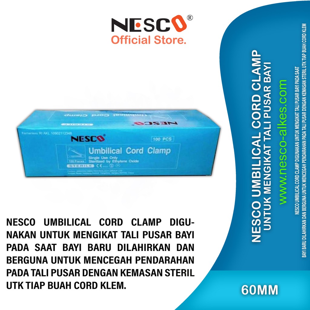 Nesco Umbilical Cord Clamp untuk mengikat tali pusar bayi