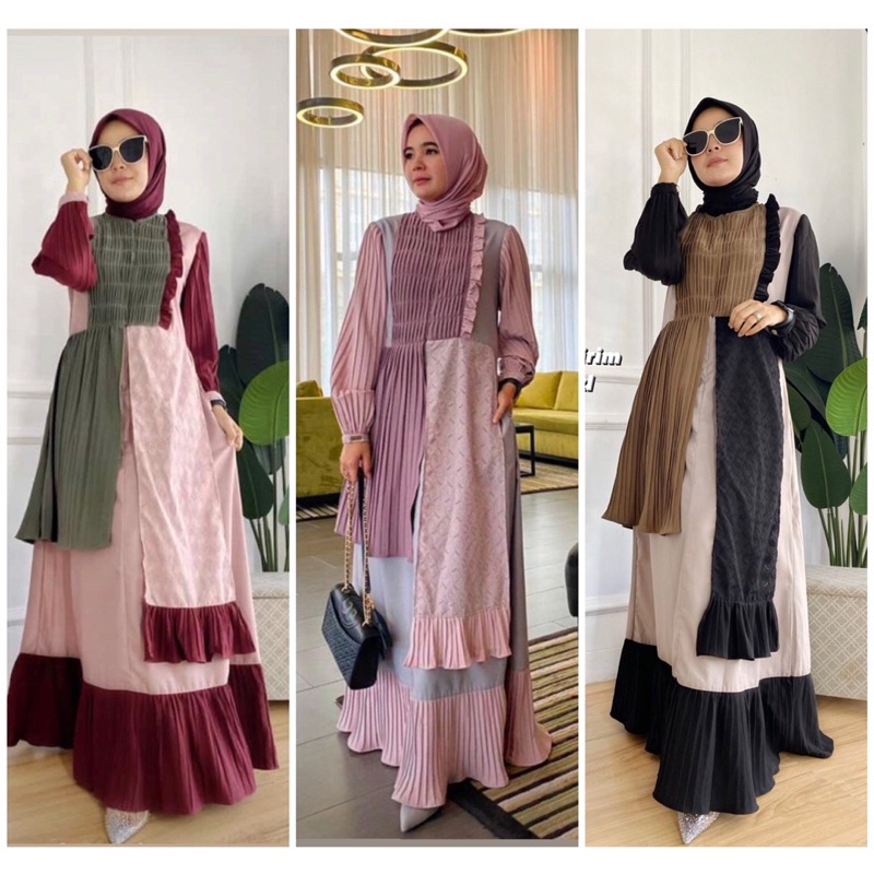 Dress sabiha by zalifa