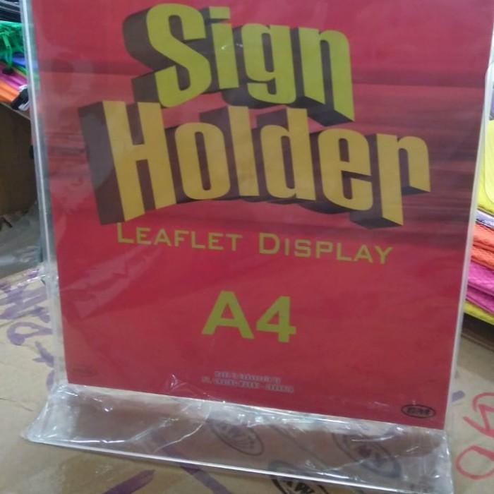 

Acrylic Sign Holder A5 Dan A4 Gm
