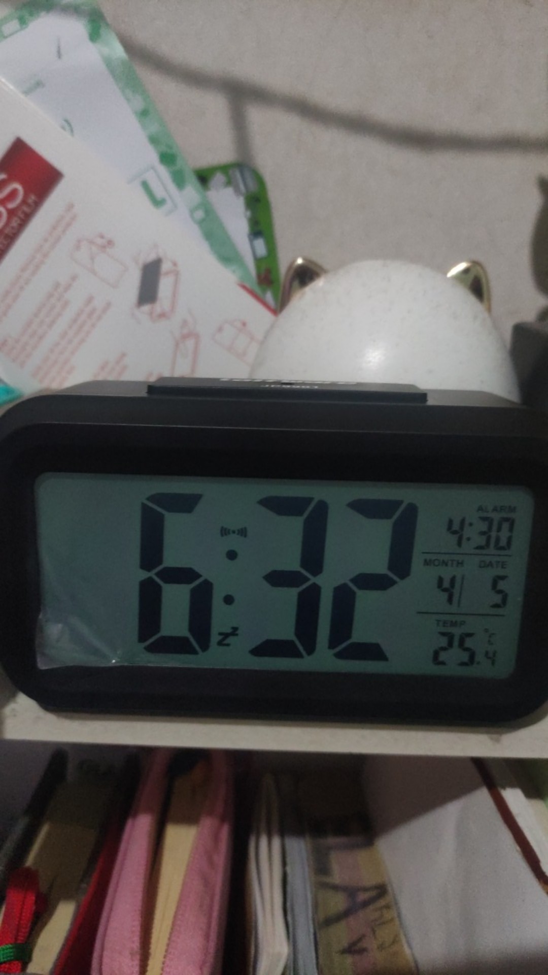 Taffware Fanju Jam Lcd Digital Clock With Alarm - Jp9901