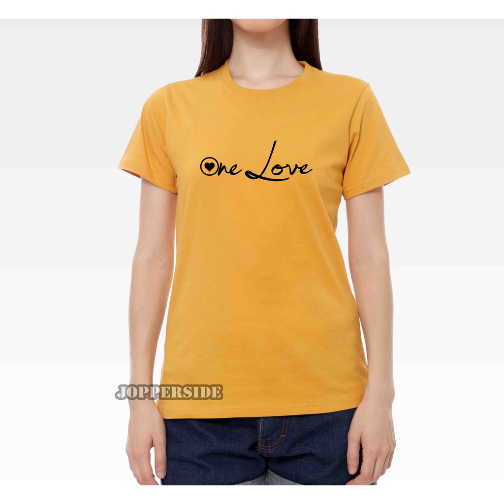 JOPPERSIDE T SHIRT KAOS DISTRO WANITA PEREMPUAN CEWEK SLIMFIT ORIGINAL PREMIUM ONE LOVE TW2