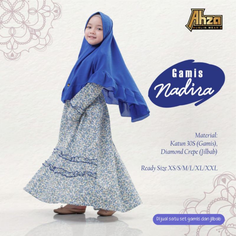 AHZA HEPPIN// set gamis nadira by ahza