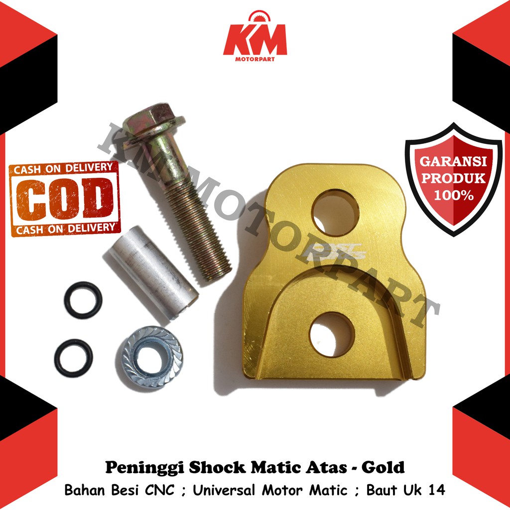 Peninggi Shock Belakang Atas Universal Motor Matic Beat Vario Mio Freego Lexi Xride Nex Scoopy Fino