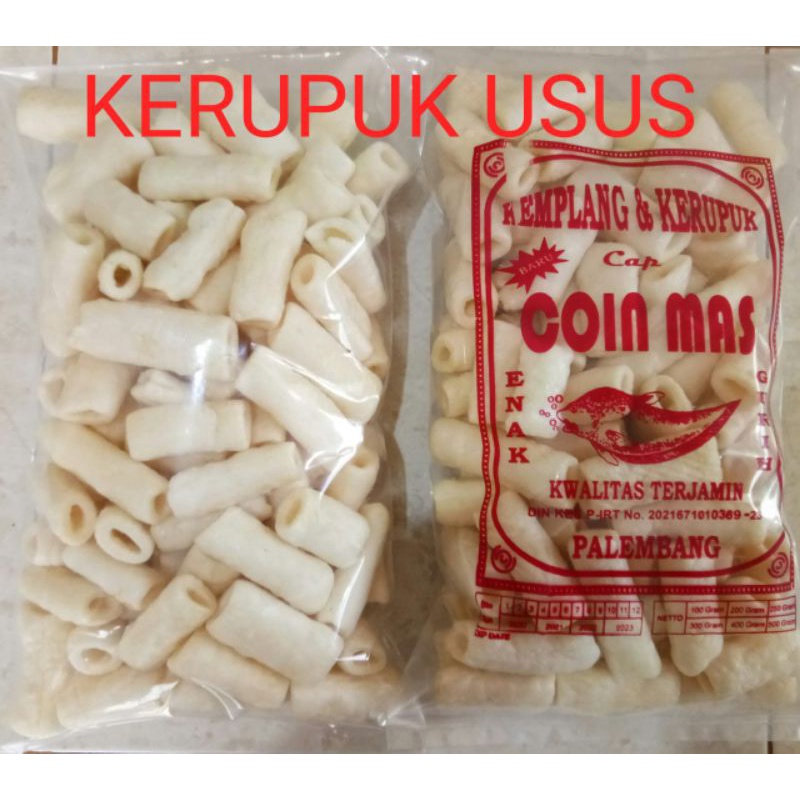 

Kerupuk Kemplang Ikan Khas Palembang varian Usus Super 500gr