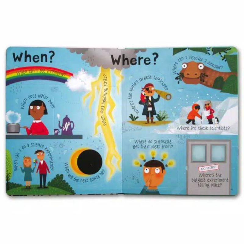 Buku Usborne Lift-the-Flap Questions and Answers about Science