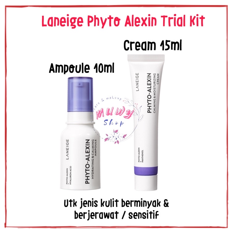 Laneige Phyto Alexin Trial Kit 2 items ( pengganti Fresh Calming Trial Kit)