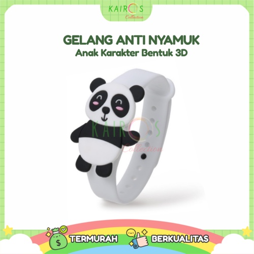 Gelang Anti Nyamuk Bentuk 3D - Jam Tangan Anak Karakter Kartun Lucu