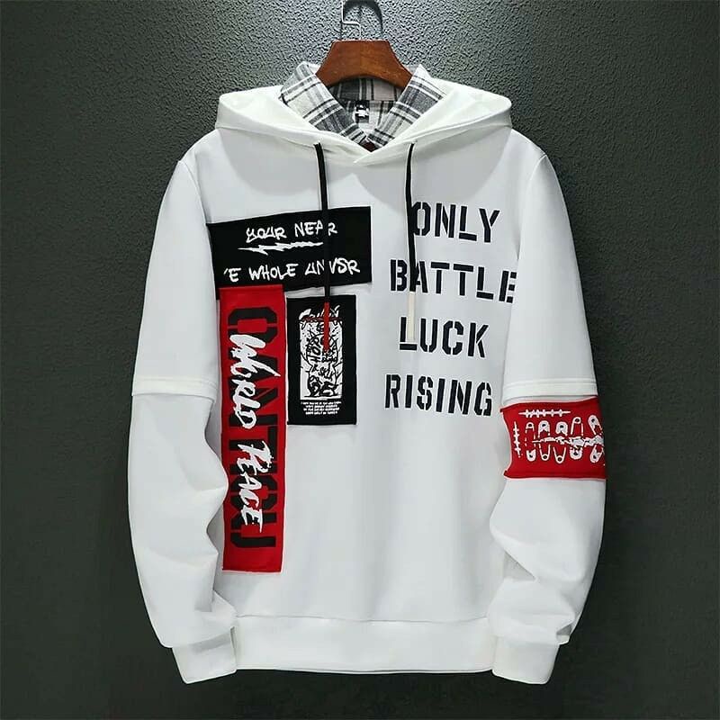 Sweater Pria ONLY BATTLE Hoodie Jumper Jaket Couple bahan Fleece Hot Item Best Seller