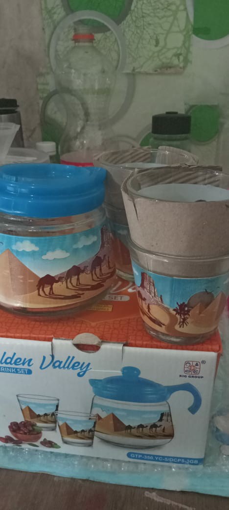 Tea Pot Mini Motif Gurun Pasir