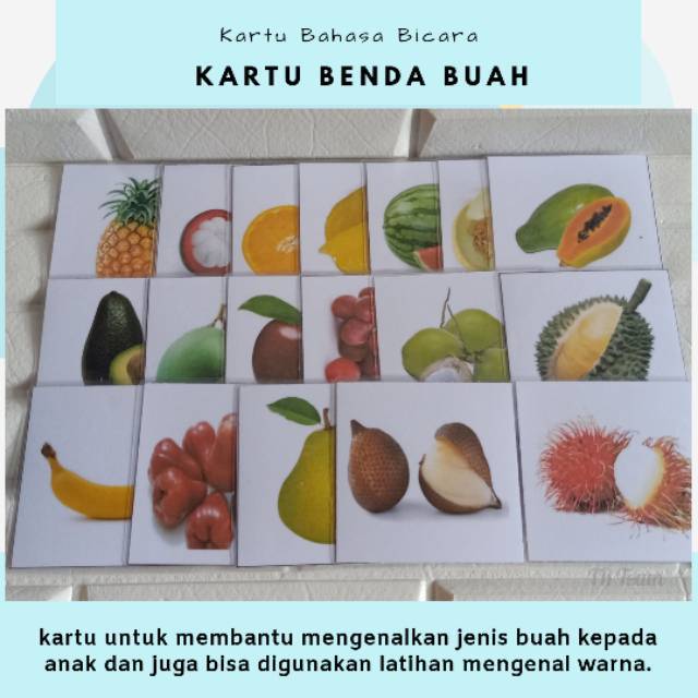 

Kartu Kata Benda Buah