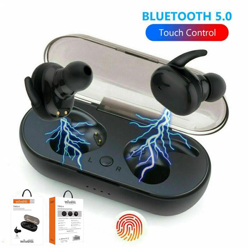 2021 Baru TWS Wireless Earphone Headset Bluetooth 5.0 HIFI Stereo Sound Music In-ear Earbuds With Mic Cocok Untuk Android IPhone